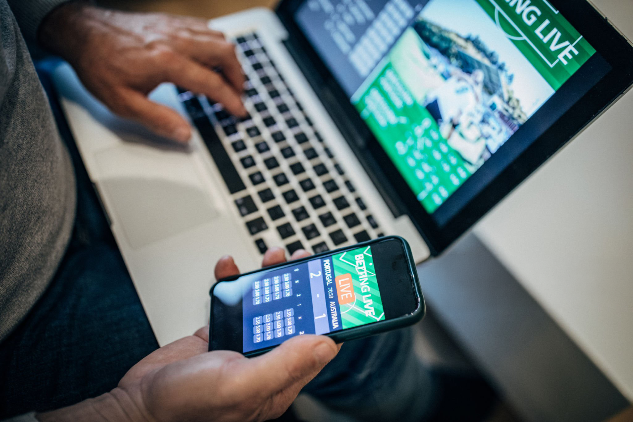 Acesso a apostas desportivas e ao vivo